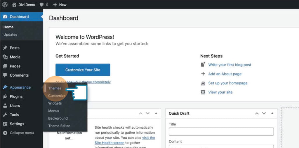 Bluehands HowTo Step 1 1.1 Install Divi 02 | by Bluehands, One of the Best Melbourne Web Design, SEO, Digital Marketing, Brand Strategy Company Agency