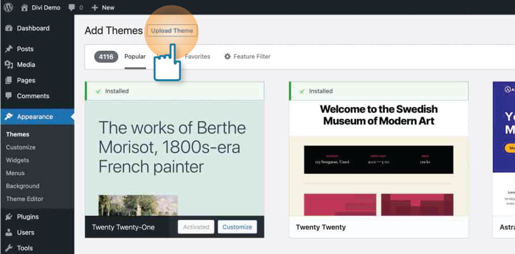 Bluehands HowTo Step 1 1.1 Install Divi 04 | by Bluehands, One of the Best Melbourne Web Design, SEO, Digital Marketing, Brand Strategy Company Agency
