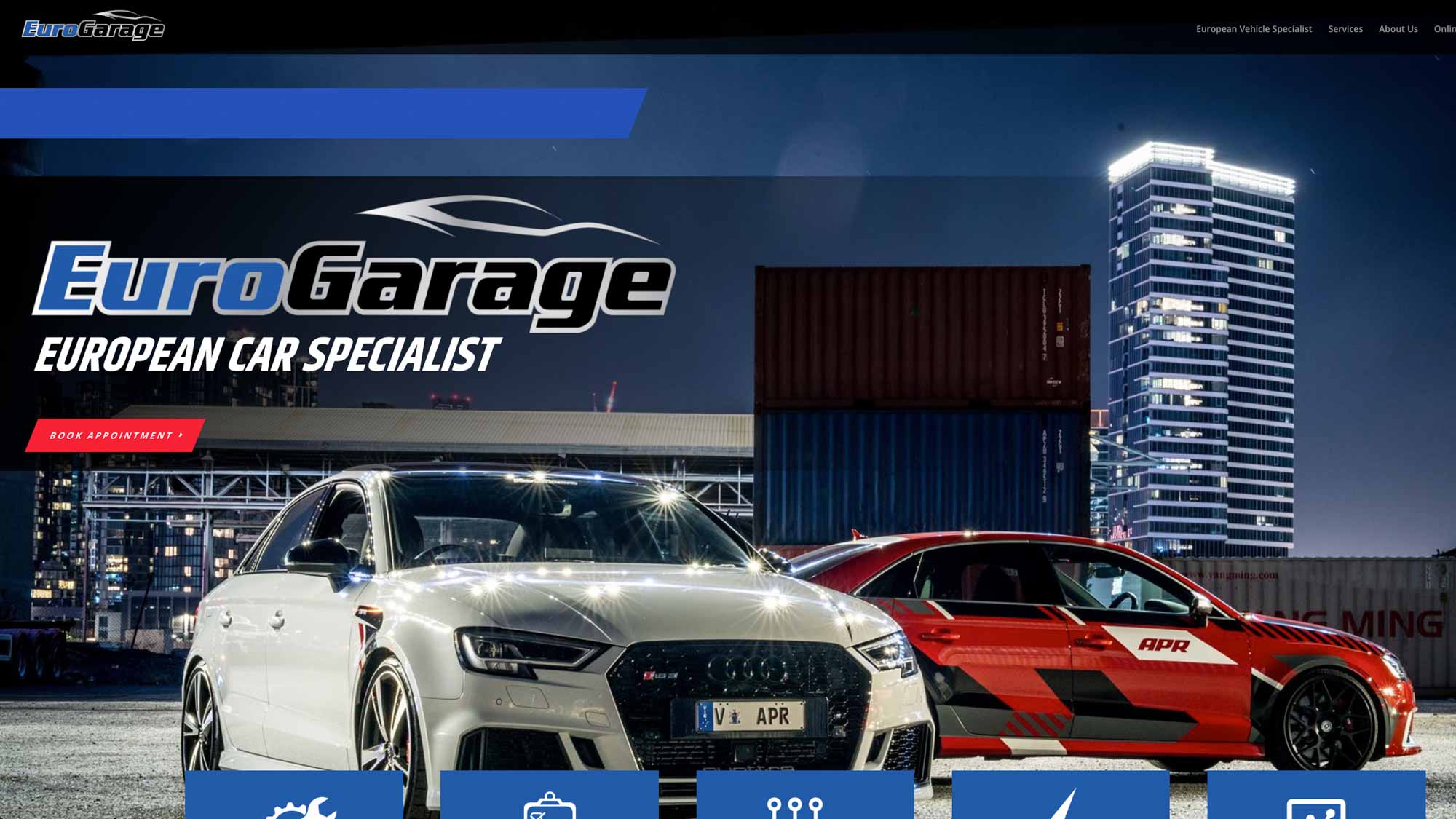 Eurogarage Web Design