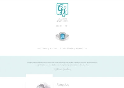 Gillians Jewellery Search Engine Optimsation SEO web design graphic design ecommerce online store development by Bluehands, One of the Best Melbourne Web Design, SEO, Digital Marketing, Brand Strategy Company Agency
