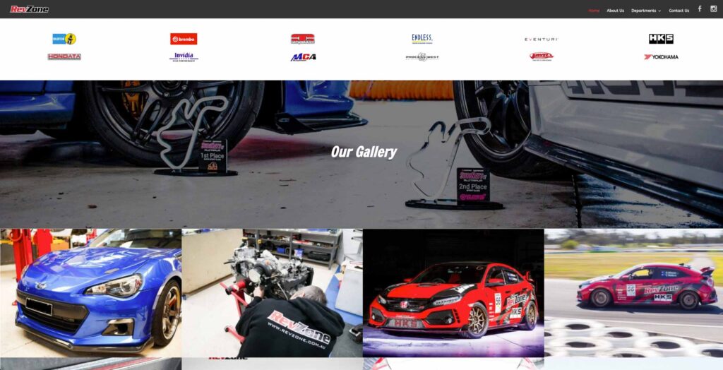 Bluehands Designed website for RevZone