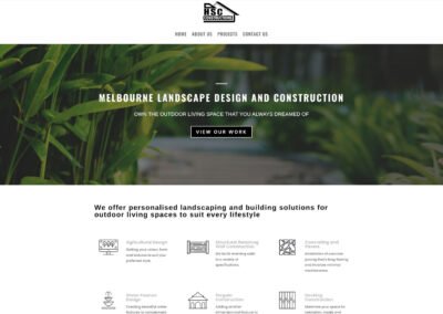HSC Constructions | Melbourne Landscape Design and Constructions Company | Web Design in Melbourne and Development SEO by Bluehands